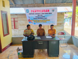 Penyelauran BLT-DD Desa Cera Triwulan II Tahun 2025, ( Penerima ! Terima Kasih)